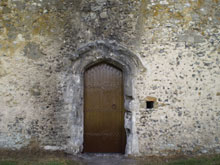 Vaulted building door
